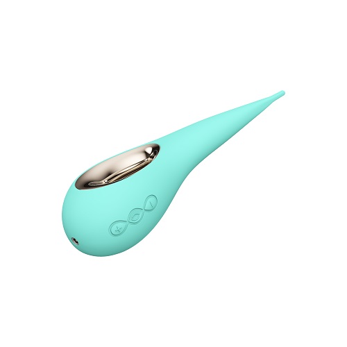 n11982-lelo-dot-clitoral-vibrator-aqua-5 climaxing