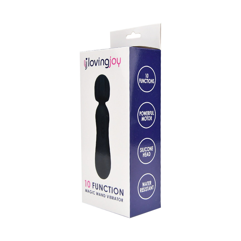 n11292-loving-joy-10-function-magic-wand-vibrator-black-pkg-1