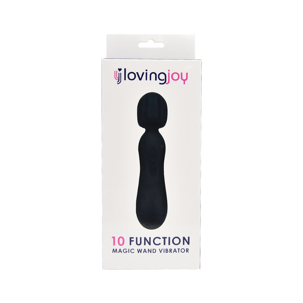 n11292-loving-joy-10-function-magic-wand-vibrator-black-pkg
